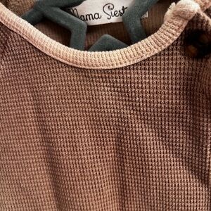 Mama Siesta Waffle Knit romper